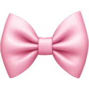 light pink bow on light pink bow sticker