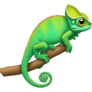Chameleon sticker