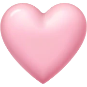 Pastel pink heart sticker