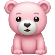 Light pink beart sticker