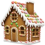 gingerbread house sticker