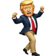 Trump dancing  sticker