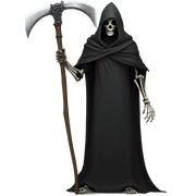 death with scythe sticker