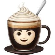 A ninja cappuccino  sticker