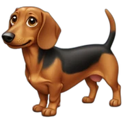 Daschund sticker