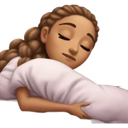 Ariana Grande sleeping sticker