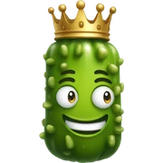 King of pickles sticker