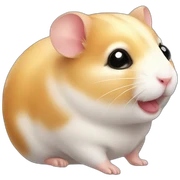 cute hamster sticker
