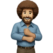bob ross sticker