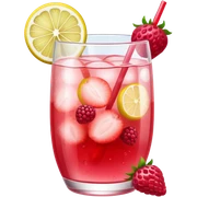 Limonade with red fruits sticker