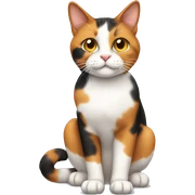 Calico cat sticker