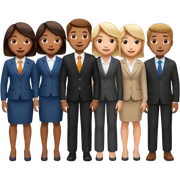 group of people in business attire sticker