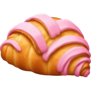Pink croissant  sticker