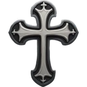 Gothic cross sticker