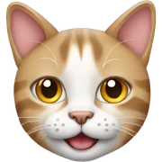 Cat wearing braces sticker