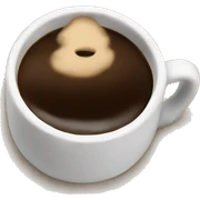 Coffee sticker