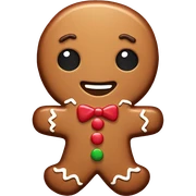 Gingerbread cookie sticker