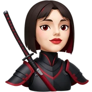 Shadow Samurai sticker