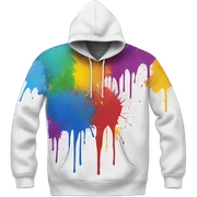 Paint hoodie sticker