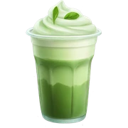 Iced matcha latte sticker