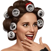 realistic portrait of a girl sticker