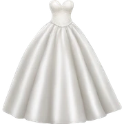Wedding dress sticker