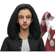 boy with black hair in shirt sticker