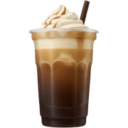Starbuck ice coffee with ice cubes sticker