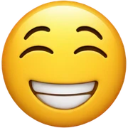 Happy Face with hearts around it sticker