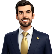 charming man in formal attire sticker