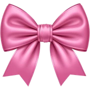 Pink bow sticker
