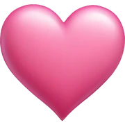 pink heart  sticker