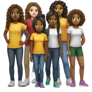 Girls powerr sticker