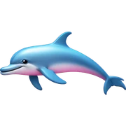 Pastel-pink-colors-dolphin sticker