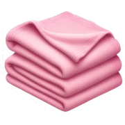 Pink blanket sticker