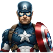 Captain America  sticker