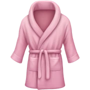 Pastel pink bathrobe  sticker