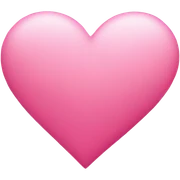 pink heart + cloud sticker