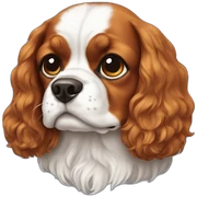 cavalier dog sticker