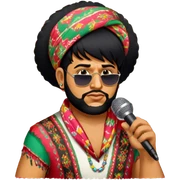 Colorful Singer sticker