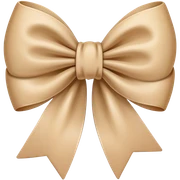 Moño beige sticker