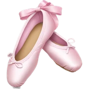 ballet shoes sticker