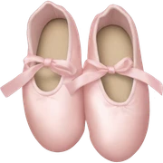 Pale pink ballet shoes sticker