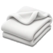 White blanket sticker