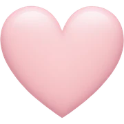 Light pink heart sticker