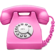 Pink phone  sticker