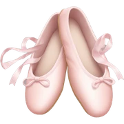 Pale pink ballet shoes sticker