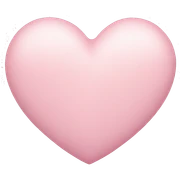 pastel pink heart sticker