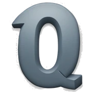 Letter Q sticker