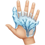 Ice in my veins gesture sticker